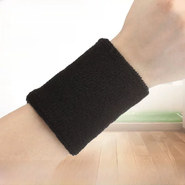 Wristband manufacturers wholesale color sweat-absorbent towel wristband basketball badminton sports sweat-absorbent cotton wristband
