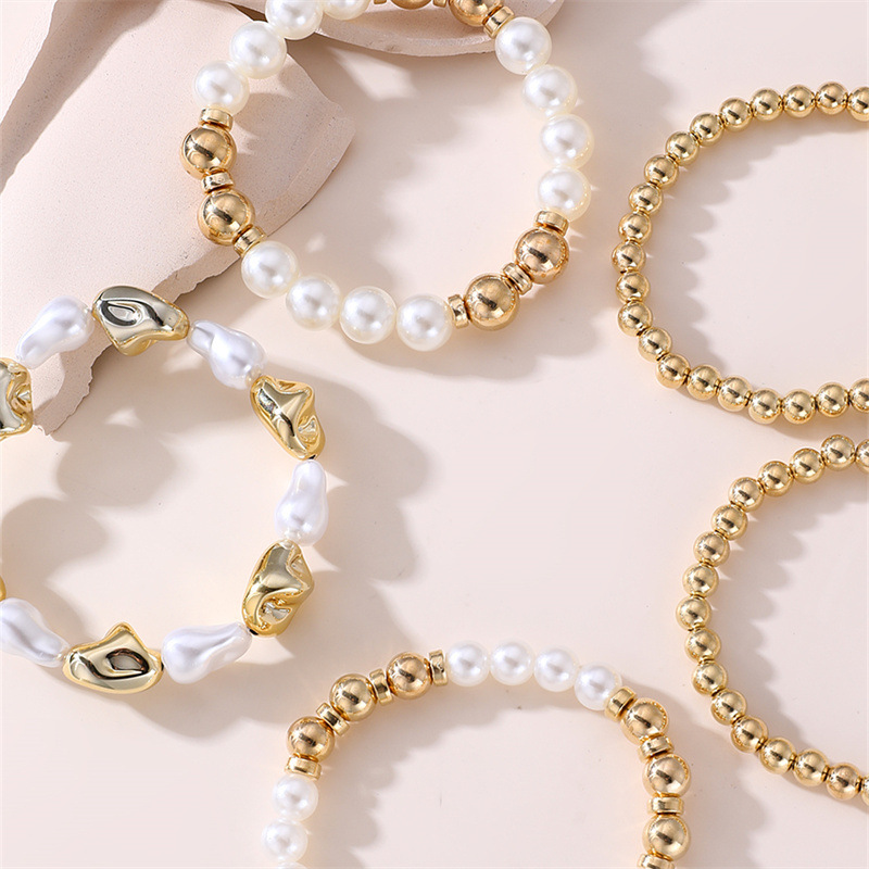 Modisches Perlenarmband Mit Muschel Elementen Für Damen_voghion.com