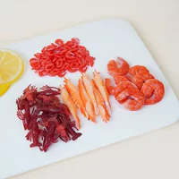 ПВХ имитация морепродуктов модель DIY еда игра японская миска с лапшой аксессуары имитация креветок Xiaomi креветка омар игрушка