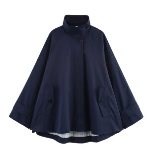 TAOP & ZA Women's New Korean Coat Coat Casual High-end Short Loose Cape Coat 5071041