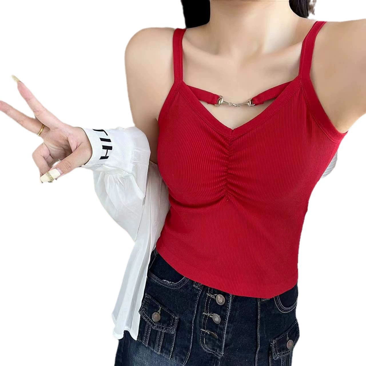 Bra top, top with cups, base underwear as outerwear