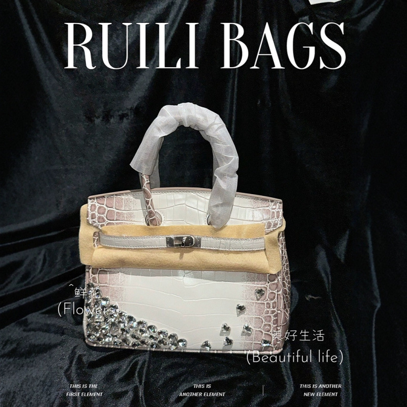 High-Quality Handmade! Full Diamond Source Factory Handmade Wax Thread Platinum Bag Imported Matte Nile Crocodile Leather Handbag High-Quality Handmade! Full Diamond Source Factory Handmade Wax Thread Platinum Bag Imported Matte Nile Crocodile Leather Handbag
