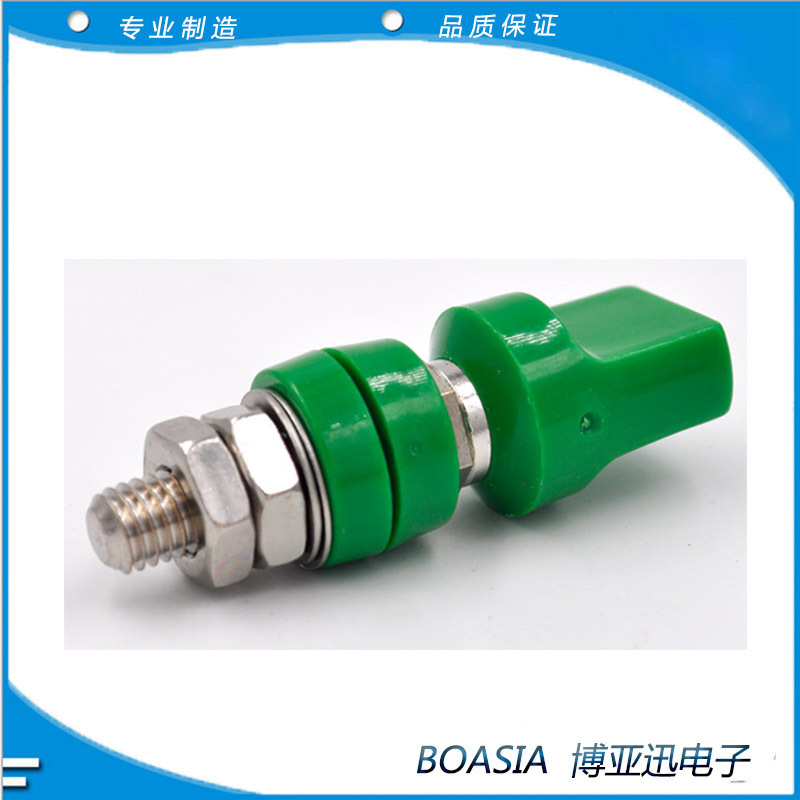 M8扁接线柱绿色