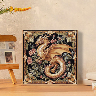 Diamond Painting Handmade Customized DIY Cross-Border Dragon Cross Stitch Wholesale New Temu