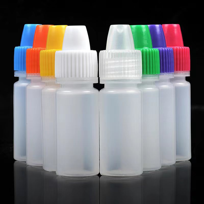 加工8ml10ml挤压透明滴液瓶色精分装液体瓶  印油瓶滴瓶塑料