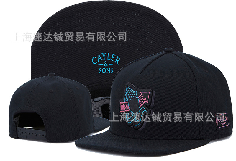 Mayorista comercio exterior sombrero plano sombrero ajuste sombrero sombrero de automóvil sombrero de moda americana sombrero de sol sombrero de sol