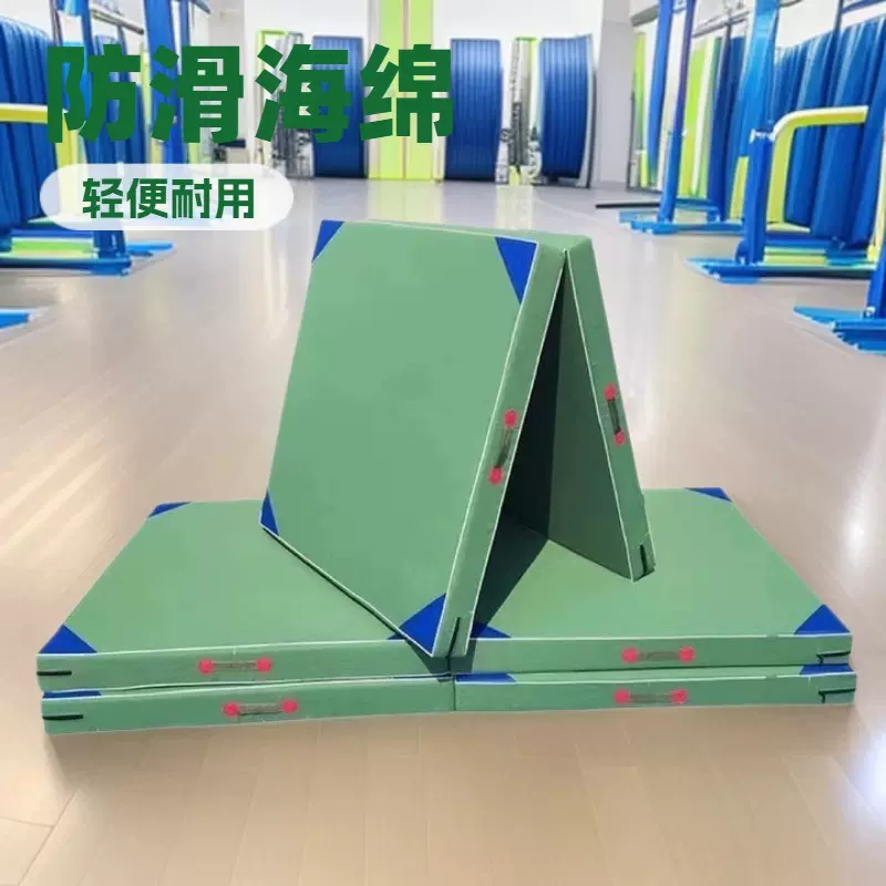 定制训练仰卧起坐垫体育垫子折叠有机硅帆布中国式摔跤垫户外运动