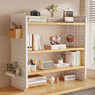 Desktop Storage Rack Desk Storage Rack Household Multi-Layer Book Display Rack Desk Hole Board Placement Rack