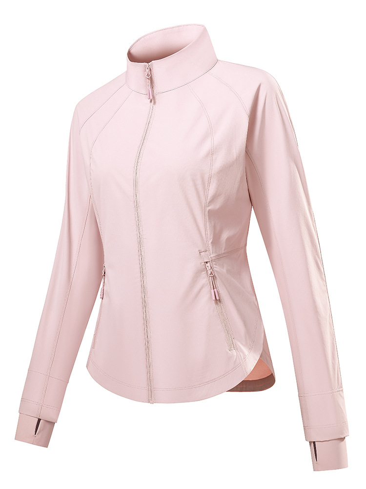 Chaqueta de Protección Solar para Mujer de Nylon y Algodón, Protección UV UPF50