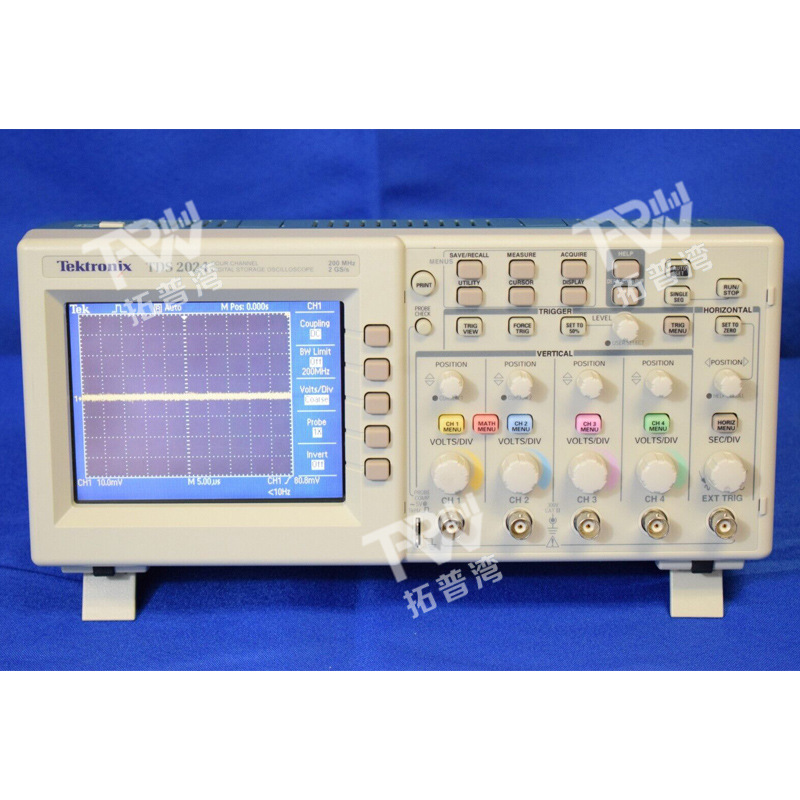 Tektronix 泰克 TDS2024 数字存储示波器 200 MHz 4 通道