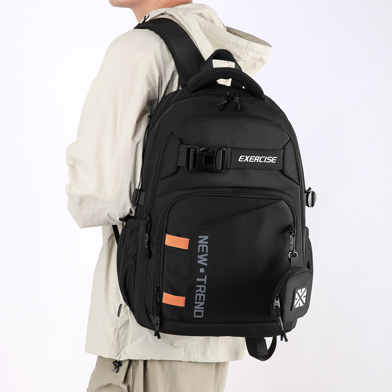 Mochila de ocio personalidad cool, gran capacidad, mochila de estilo universal, mochila de escuela secundaria, mochila de estudiantes de secundaria