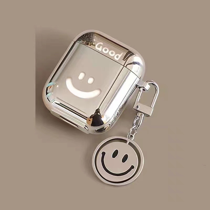 Чехол для AirPods с электрогальническим покрытием и подвеской