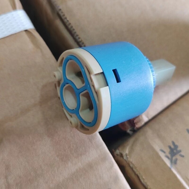 厨房面盆热冷水龙头陶瓷阀芯35/40热水器混水阀芯手柄维修配件全|undefined