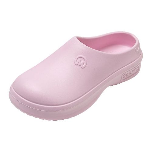 Women's Thick Sole Cover Slippers, Outdoor sandals, Lightweight, Non-slip, Anti-odor, Height Increasing Chef Shoes, Fashion Beach Hole Shoes