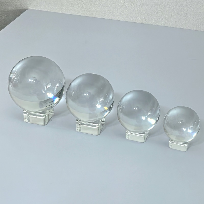 80 ミリメートルメーカー供給クリスタルボール装飾品透明ボール装飾リビングルームオフィスデスク風水家アクセサリー|undefined