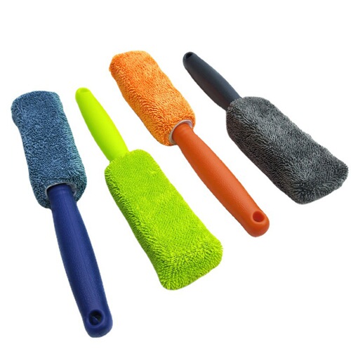 Car wheel cleaning brush, cleaning tire fiber brush, car washing tool, rim wheel brush