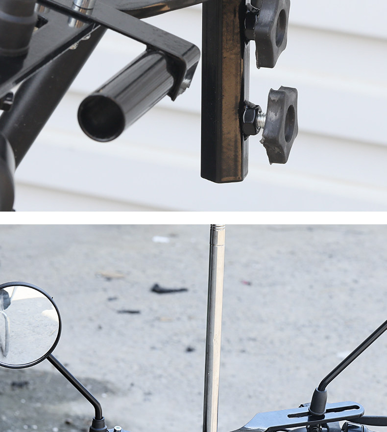 Upgraded electric vehicle umbrella holder, simple thickened version, reinforced wind-resistant universal umbrella stand for electric vehicles