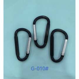高品质6号弹簧扣铝合金登山扣 压扁钢丝扣 箱包五金配件