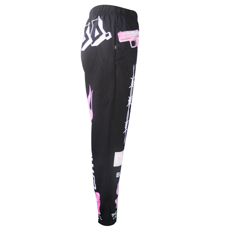Printed Loose Sports Casual Pants NSJZC109837