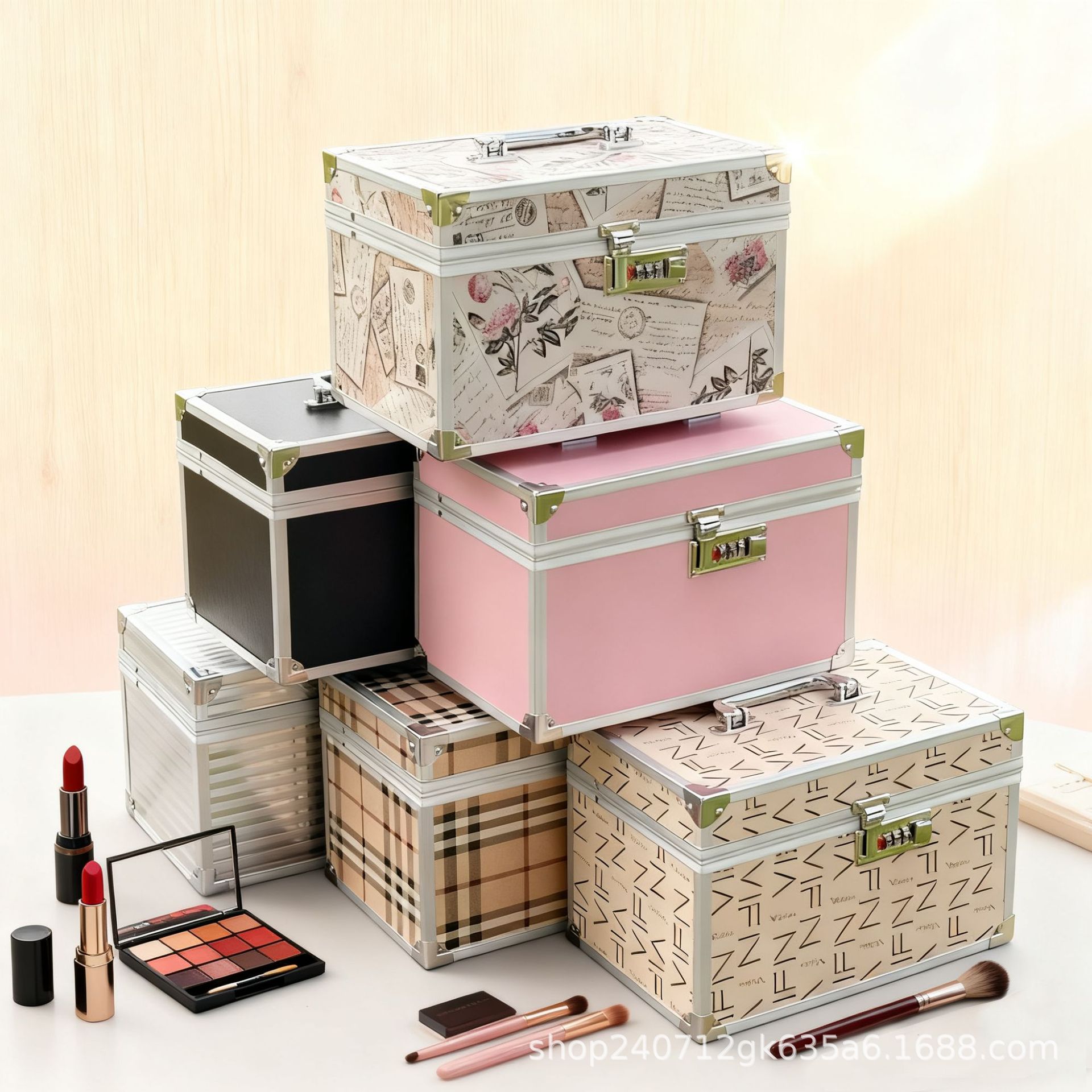 手提工具箱采耳足浴技师工具箱化妆手提箱收纳箱