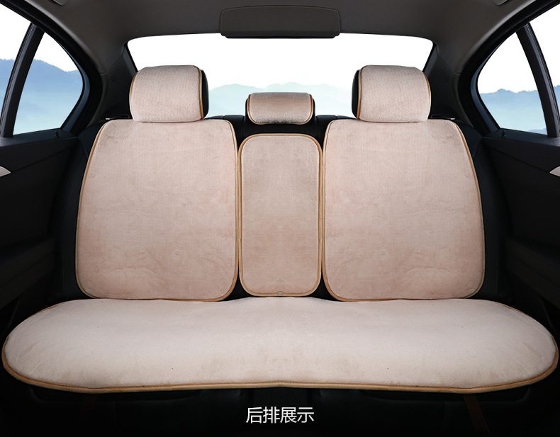 New car seat cushion winter plush short plush fully surrounded winter plush cushion seat cover imitation wool cashmere seat cushion