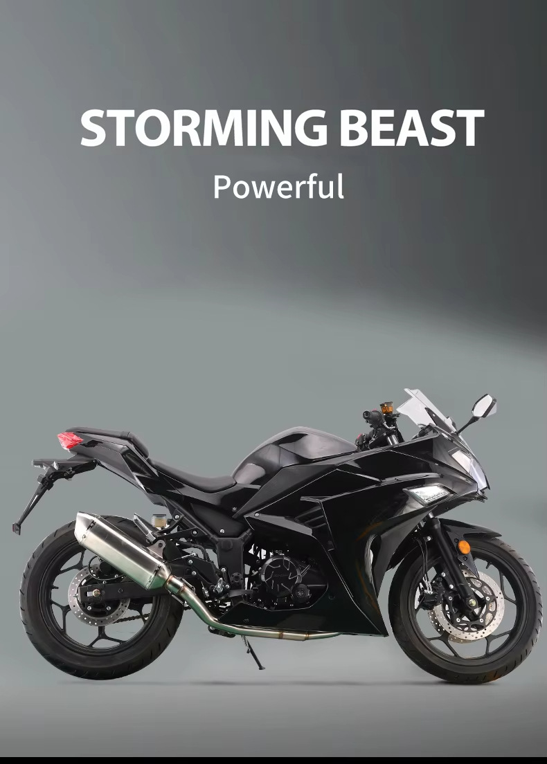New Xixi Brand New V6 Motorcycle Sports Car Large Displacement Adult Cool High-Speed Motorcycle Racing Air-Cooled Water-Cooled
