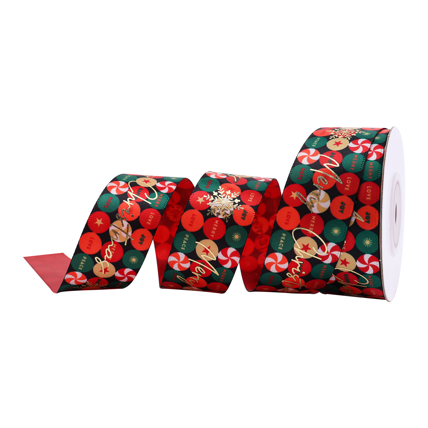 Nuevo spot al por mayor pastel de Navidad decoración ramo de cinta cinta cinta de color corbata arco caja de regalo embalaje