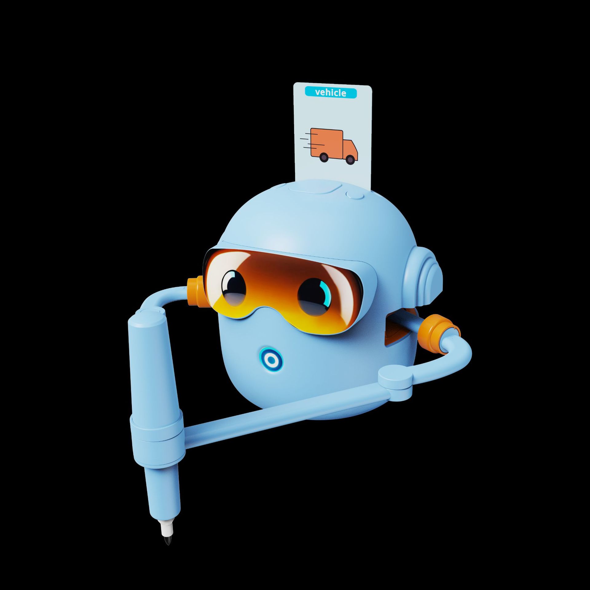 Dibujo robot inteligente juguete de educación temprana tarjeta USB transfronteriza carga juguete robot de pintura