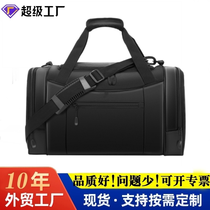남녀공용 대용량 여행가방, 옥스포드 천 소재 수하물 가방, 휴대용 원통형 숄더백/크로스백, 피트니스 스포츠 가방 도매