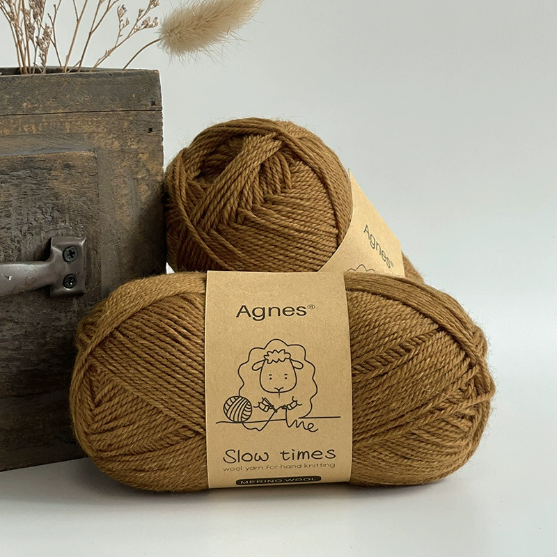 Заводская оптовая продажа Agnes Slow time, Basulan Mero Nagu шерсть шерсть ручная тканая DIY