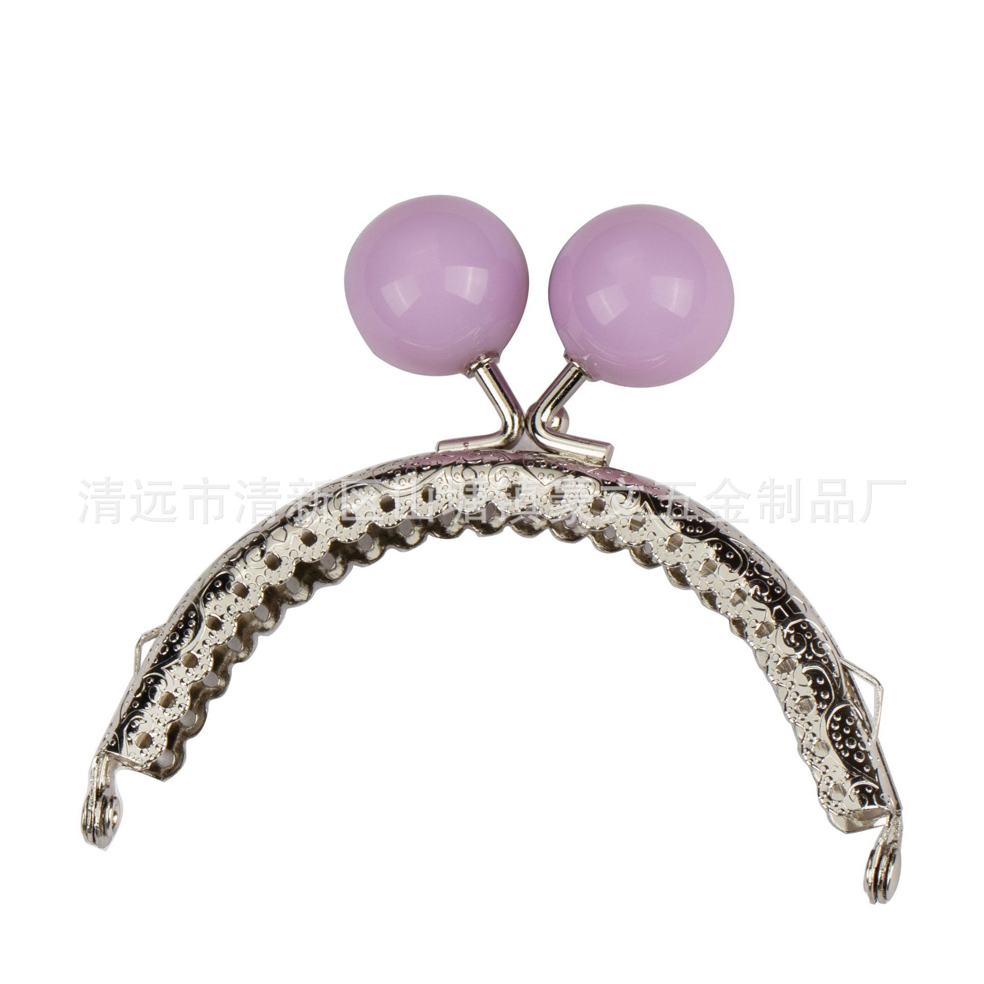 Orejas 8.5 semirredondas flores convexas encaje 20mm gran perla caramelo perla boca oro hardware accesorios de oro muñeca cosida a mano
