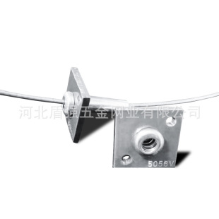3.0-4.0mm Galvanized Steel Wire, Aluminum-Coated Steel Wire, Plastic-Coated Steel Wire, Wire Rope Fixing Clip, Wire Tightener, Wire Clamp