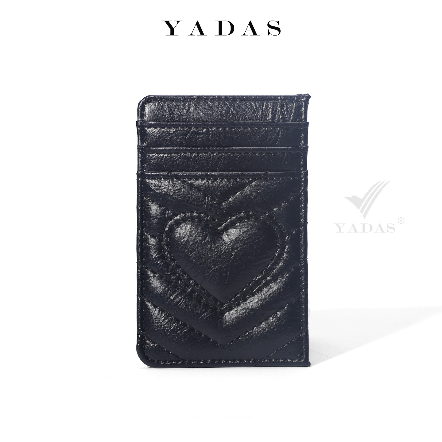 Bolsa de tarjetas bancarias de amor, nueva bolsa de mano PU, bolsa coreana, bolsa de tarjetas de almacenamiento multi-tarjeta ligera