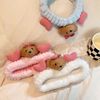 Cartoon headband for face washing, face mask, accessory, with little bears, 2022, internet celebrity, new collection