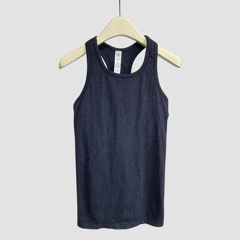 Long Yoga Vest (Women's) Breathable Detachable Sports Top with Removable Cups, 2–8 Sizes