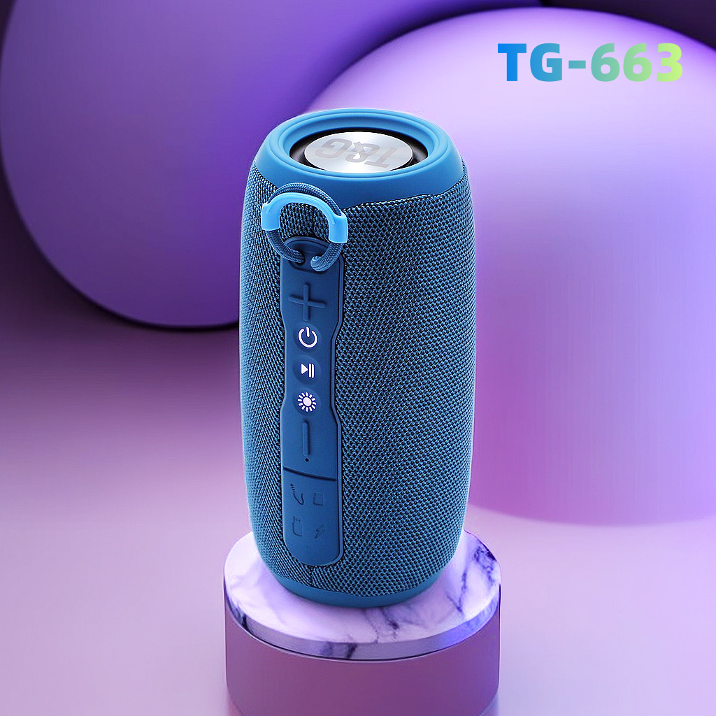 Nuevo TG663 altavoz Bluetooth portátil al aire libre subwoofer portátil tarjeta USB radio pequeño sonido