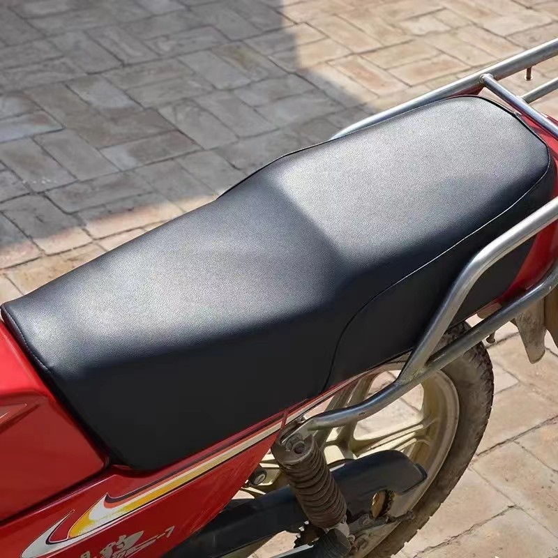 Motorcycle Cushion Cover 125150 Universal Seat Cover Leather Waterproof Four Seasons Universal Thickened Cushion Seat Bag Sitting Leather Cover