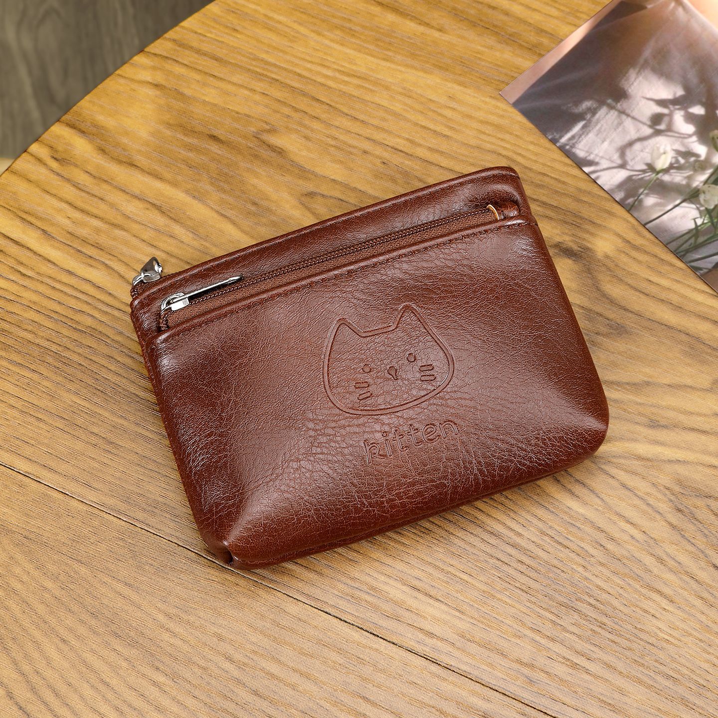 Inventario nuevo bolso de cambio mini damas cremallera bolso de llaves de mano monedas tarjetas cosméticos bolso de almacenamiento portátil