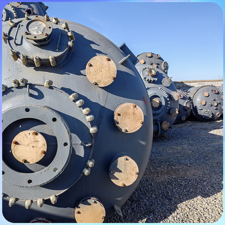 二手搪瓷反应釜 5吨反应设备  工业搪瓷反应釜