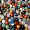 Round beads, organic small crystal, hair accessory, 1189-12mm, with gem