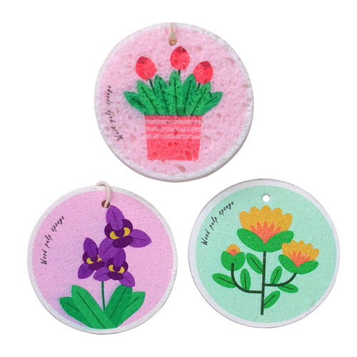 Pot washing brush, dish cloth, wood pulp cotton sponge, compressed wood pulp sponge, pot scouring pad, kitchen rag, factory direct sale