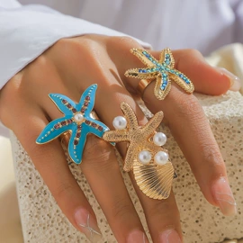 耳环;戒指;耳钉