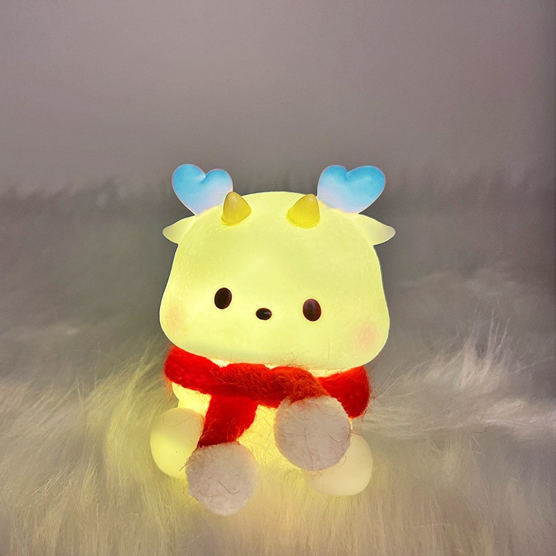 크리스마스 드래곤/블루(빨간색 스카프)