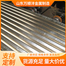 镀锌瓦 有花镀锌波浪瓦无花镀锌波纹板 厂房铁皮瓦工地围挡瓦楞板