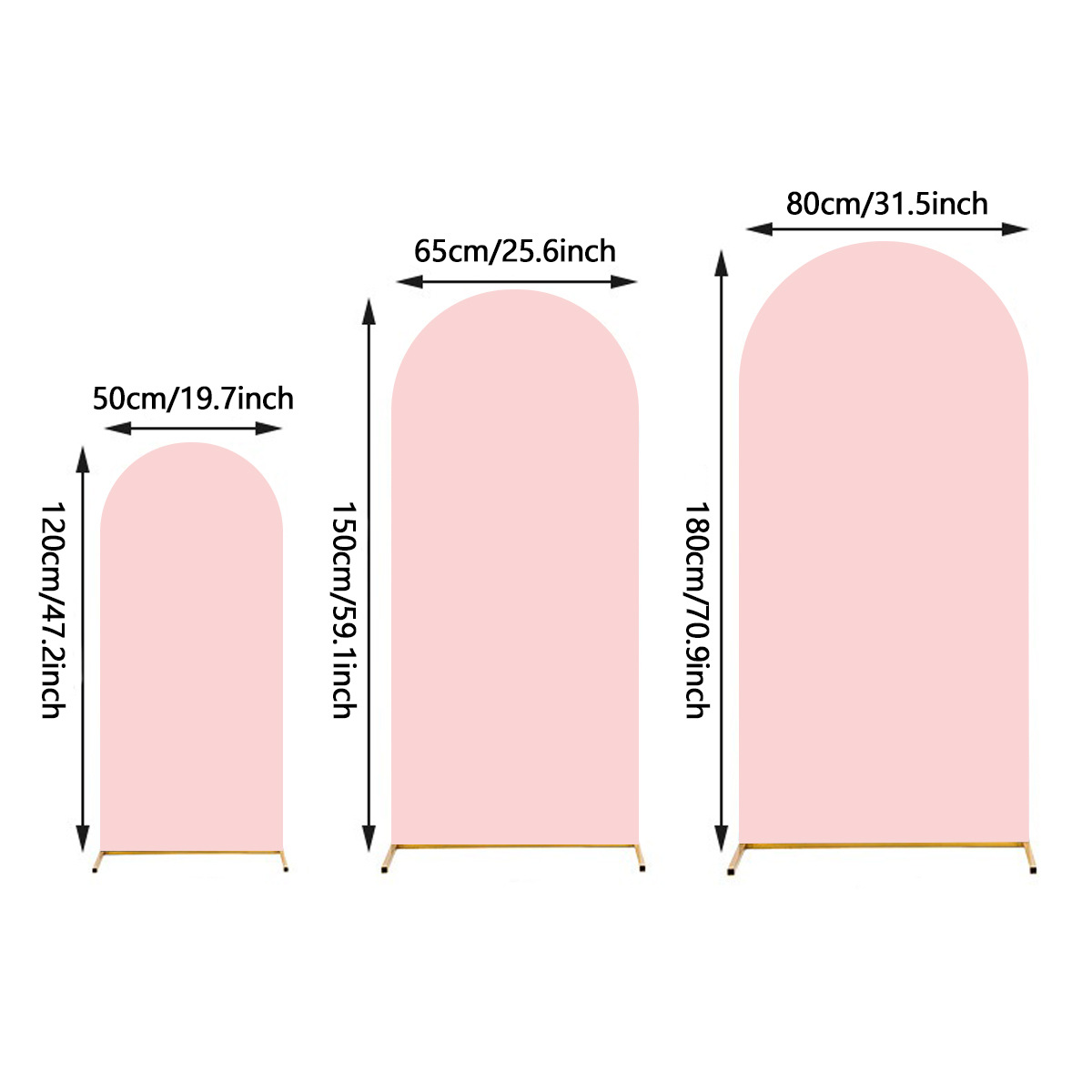 Cubierta de boda de seda de leche transfronteriza decoración cubierta de tela de arco elástico cubierta de fondo de fiesta de cumpleaños cubierta de tela semicircular cubierta protectora