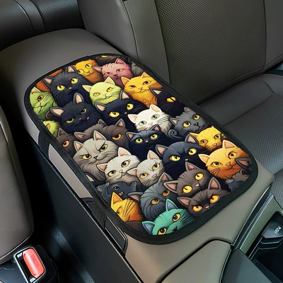Armrest box pad – car armrest cushion with fun - zkfs056