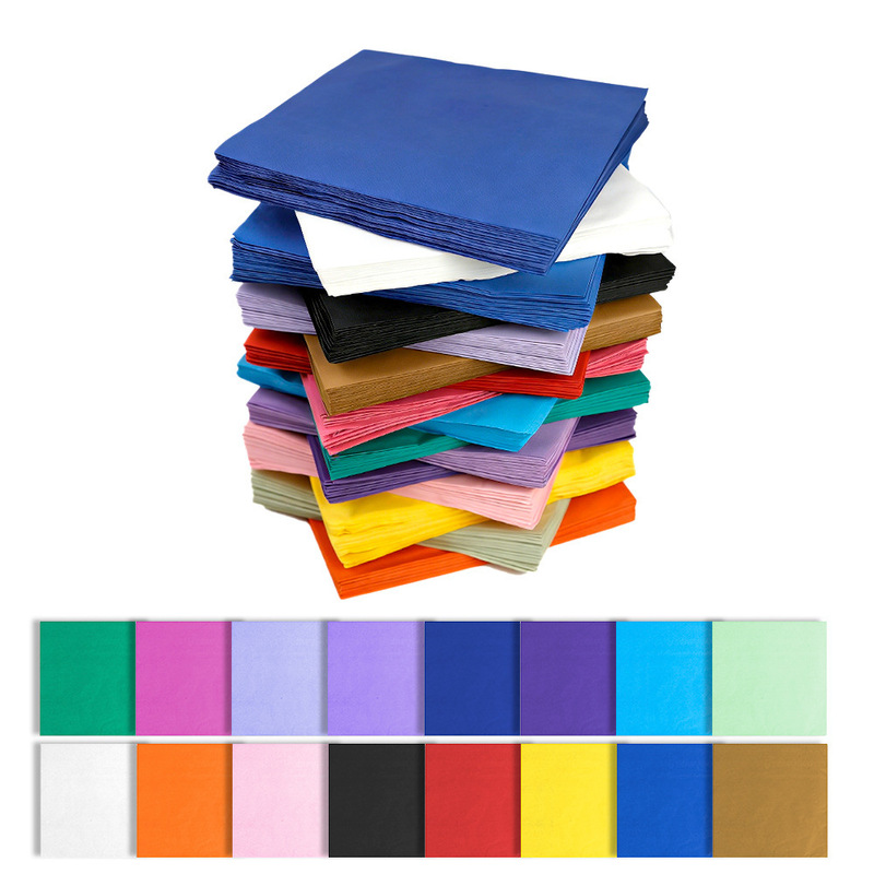 33cm Printed Solid Color Paper Napkins Cross-Border Double-Layer Colorful Double-Sided Holiday Party Birthday Party Disposable Napkins 33cm Printed Solid Color Paper Napkins Cross-Border Double-Layer Colorful Double-Sided Holiday Party Birthday Party Disposable Napkins