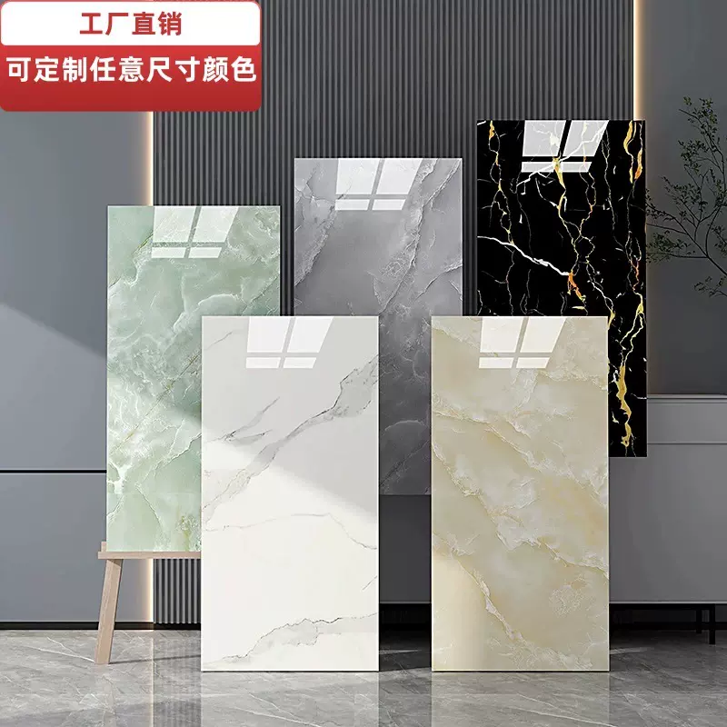 仿瓷砖墙贴厨房防污防油仿大理石自粘墙纸卫生间防水翻新遮丑贴纸