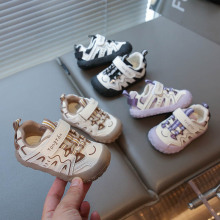 2026婴幼儿学步鞋皮面女宝宝室内鞋子防滑软底男宝宝运动鞋代发