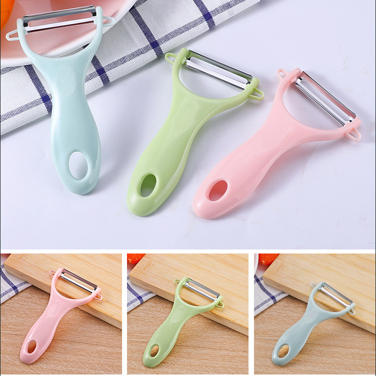 Fábrica de cuchillo de peeling de acero inoxidable cuchillo de raspado de frutas de melón cuchillo de frutas multifuncional al por mayor